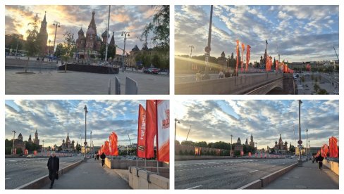 НОВОСТИ У МОСКВИ: Улице спремне за велику Параду победе (ФОТО/ВИДЕО)