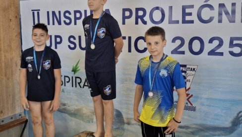 DOMINIRALI U SUBOTICI: Uspeh Proleterovih malih delfina