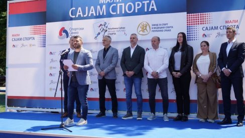 MALI SAJAM SPORTA U PANČEVU: Najmlađi pokazali sportske veštine