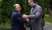 POČEO SASTANAK VUČIĆA I ORBANA: Predsednik Srbije u Mađarskoj