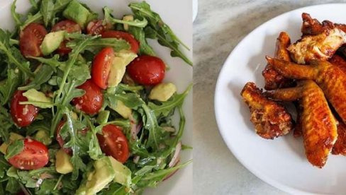 JEDNOSTAVNO I UKUSNO: Grilovana piletina sa salatom od rukole i paradajza