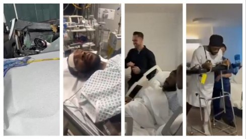 DA LI JE MOGUĆE?! Čuveni fudbaler pre šest meseci jedva preživeo jezivu saobraćajku, a sada... (VIDEO)