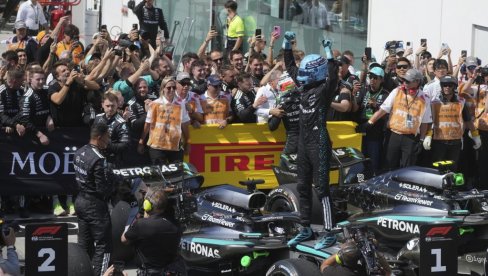 КАКВА ДРАМА: Раселу пол позиција у Сингапуру, Ферстапену измакла за две стотинке