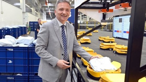 JOVANOVIĆ: Pošta Srbije je uvođenjem robotizovanog sistema za automatsko sortiranje pošiljaka pokazala da je lider u regionu