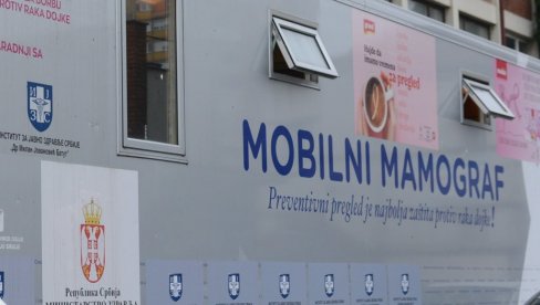 ОБАВЉЕНО 700 ПРЕГЛЕДА: Велико интересовање Врњчанки за бесплатан скрининг карцинома дојке