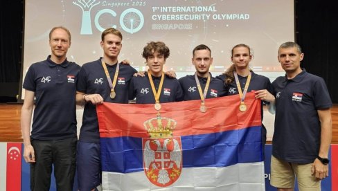 ОНИ СУ ПОНОС СРБИЈЕ: Наши средњошколци на Међународној олимпијади из сајбер безбедности у Сингапуру освојили четири медаље