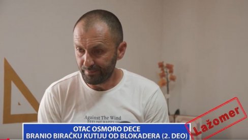 OTAC OSMORO DECE BRANIO BIRAČKU KUTIJU OD BLOKADERA