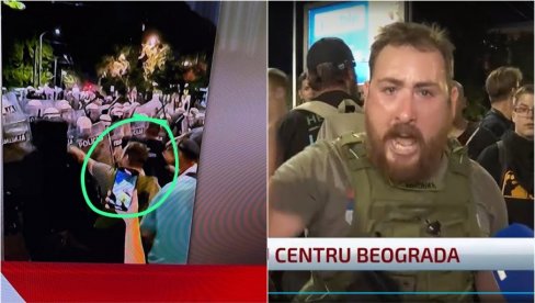 BLOKADER HULIGAN KRVNIČKI NAPADAO POLICIJU: Odmah posle davao izjavu Žaklini Tatalović i zapretio smrću Vučiću