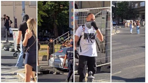 BLOKADERI TERORISTI PRAVE HAOS PO ZEMUNU: Polupali čoveku automobil, a policija ne reaguje (VIDEO)