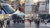 BLOKADERI TERORISTI DIVLJAJU OD RANOG JUTRA U BEOGRADU: Razbežali se kada su videli policiju (VIDEO)