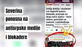 PAMETNOM DOSTA! Severina i blokaderi se hvale titulama i vređaju Vučića (VIDEO)