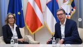 СРБИЈА ОСТАЈЕ ПОУЗДАН ПАРТНЕР: Вучић на састанку са амбасадорком Краљевине Данске у Београду (ФОТО)
