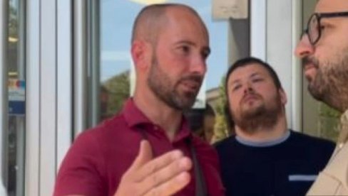 СВАКА ЧАСТ ОВОМ ПОЛИЦАЈЦУ! Блокадери и опозиционари га окружили, он их сатро аргументима! (ВИДЕО)