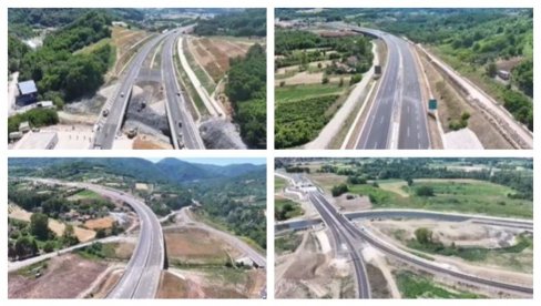УПРКОС ЊИМА, ПОБЕДИЛИ СМО! Вучић објавио снимак - Погледајте како из дрона изгледа деоница пута која се данас отвара (ВИДЕО)