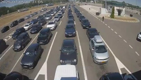 ЧЕКА СЕ И ДО ОСАМ САТИ: Уколико сте кренули на овај гранични прелаз, наоружајте се стрпљењем