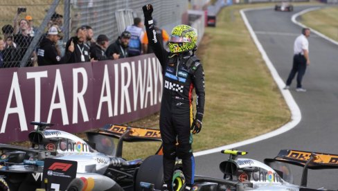 БРИТАНАЦ НАЈБРЖИ КОД КУЋЕ: Ландо Норис победио у Великој Британији!