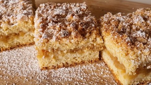 МЕК КАО ДУША, А ХРСКАВ ОДОЗГО: Колач са јабукама и павлаком