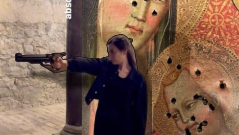 СТИГЛА КАЗНА: Албанка која је ПУЦАЛА У ИКОНУ Исуса и Богородице папрено кажњена - ево о којој је своти је реч
