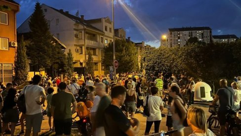 NACIZAM NA DELU: Oko 80 zgubidana blokadera napalo kuću Miloša Vučevića (VIDEO)