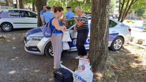 NASTAVLJA SE PATNJA SRBA NA KOSOVU I METOHIJI: Uz asistenciju tzv. kosovske policije u toku iseljavanje Janićijevića u severnom delu Mitrovice