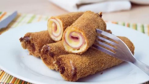 IDEALNE ZA BRZINSKU UŽINU, ZA DORUČAK ILI VEČERU: Rolnice od tost hleba sa šunkom i sirom