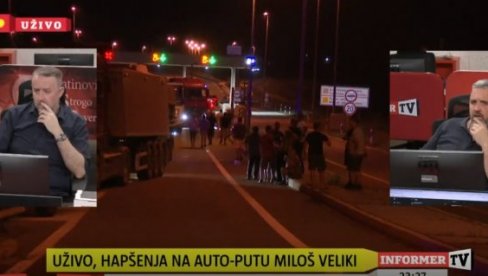 ПРОПАО ПОКУШАЈ БЛОКАДЕ АУТО-ПУТА: Полиција легитимише и приводи згубидане блокадере, прорадио саобраћај