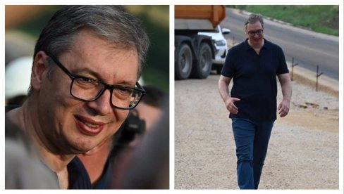 ВУЧИЋ ОБИШАО РАДОВЕ НА ИЗГРАДЊИ ДУНАВСКОГ КОРИДОРА: Нисмо оволико градили 60 година, гурамо Србију напред (ВИДЕО)