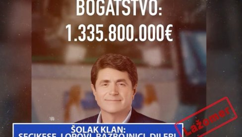 LAŽOMER: Šolak klan - secikese, razbojnici i dileri (VIDEO)