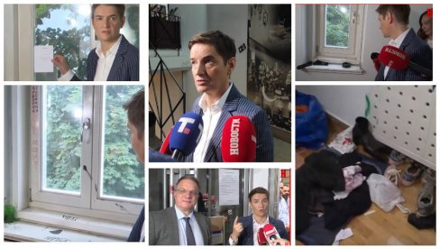 OVO JE PRAVO LICE BLOKADERA Brnabić obišla SKC: Dobro je da ljudi vide kako bi izgledala budućnost Srbije sa njima (VIDEO)