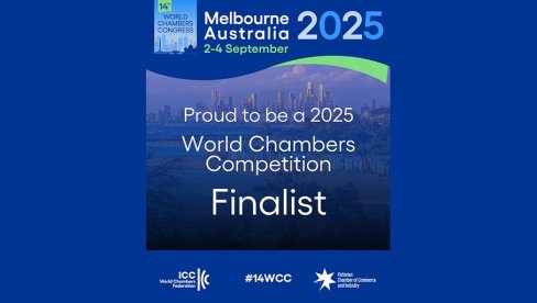 Inovativni projekat PKS u finalu prestižnog takmičenja Svetske federacije komora (WCF ICC)