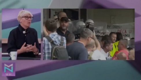 ДОК У НОВОМ ПАЗАРУ ПСУЈУ МАЈКУ СРПСКУ, ДЕЦУ И ИСУСА: Блокадерка Аида Ћоровић поручује да је први пут поносна - зна се и зашто (ВИДЕО)