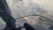 EKSKLUZIVAN SNIMAK IZ VAZDUHA: Srpski kamov treći dan u akciji gašenja požara u Crnoj Gori (VIDEO)