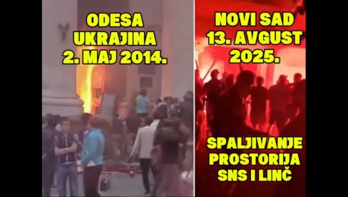 POKUŠANO MASOVNO UBISTVO NAPREDNJAKA PO UZORU NA ODESU 2014: Da li će Srbija dozvoliti blokaderima da je pretvore u Ukrajinu?