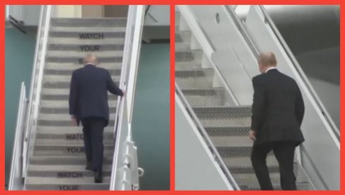 ПОГЛЕДАЈТЕ СНИМКЕ СА АЉАСКЕ: Путин и Трамп одлазе након састанка (ВИДЕО)