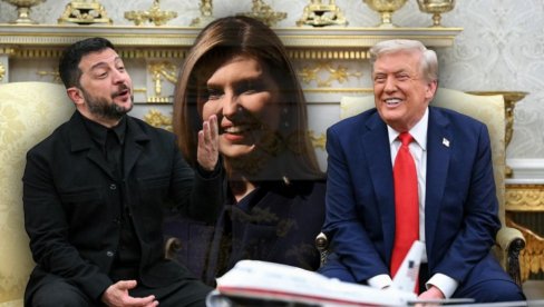 ОЛЕНА ЗЕЛЕНСКИ СЕ УМЕШАЛА У СУСРЕТ ТРАМПА И ВОЛОДИМИРА: То није за вас, пренесите Меланији...