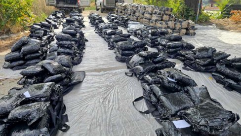 DAČIĆ: Policija zaplenila oko dve tone marihuane u Beogradu, uhapšeni osumnjičeni