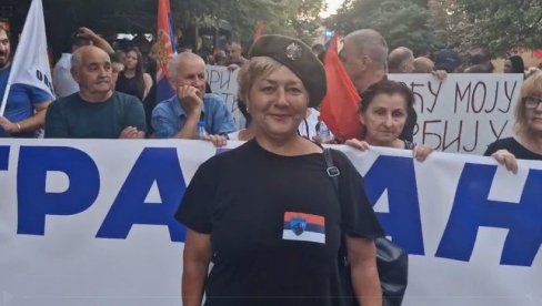 НЕ ДАМО НАШУ СРБИЈУ Ветерани Срема подржали скуп против блокада (ВИДЕО)