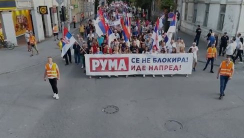 РУМА СЕ НЕ БЛОКИРА! Сјајан снимак из Руме - Јасна порука грађана (ВИДЕО)