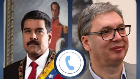 VUČIĆ SA MADUROM: Dobar i sadržajan razgovor sa velikim prijateljem Srbije