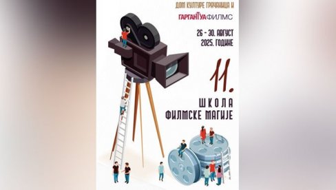 ŠKOLA FILMSKE MAGIJE: U Gračanici, jedanasti put za redom, mladi će učiti osnove sedme umetnosti