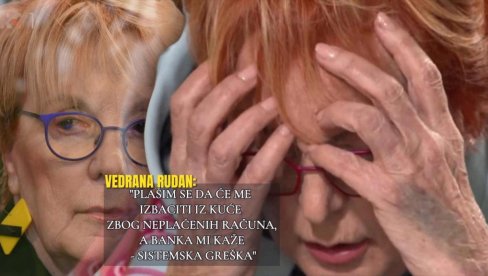 VEDRANA GOTOVO NEPOKRETNA: Nadroksala se morfijumom i otišla, plašim se da me izbace iz kuće zbog neplaćenih računa, a banka kaže - greška