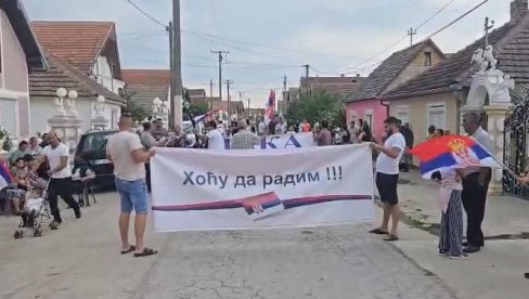 ХОЋУ ДА РАДИМ! Мештани села Вањска у Бачу против блокада (ВИДЕО)