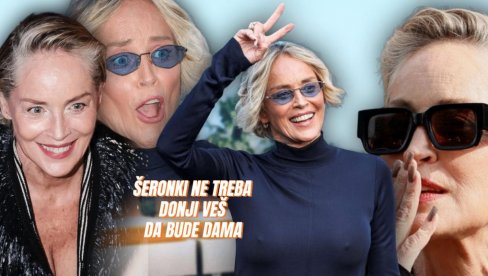 Објављене фотке Шерон Стоун БЕЗ ДОЊЕГ ВЕША! Полугола, а ни В од вулгарности (ФОТО)