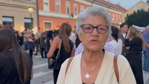 ZA MIR ZBOG MOJE DECE: Poruka Pančevljanke sa skupa protiv blokada (VIDEO)