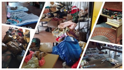 СВИЊАЦ НА ФИЛОЗОФСКОМ У НОВОМ САДУ: Ево шта су оставили блокадери (ФОТО)