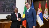 VUČIĆ SA ŠEFOM DIPLOMATIJE REPUBLIKE KONGO: Započećemo realizaciju novih sporazuma i projekata (FOTO)