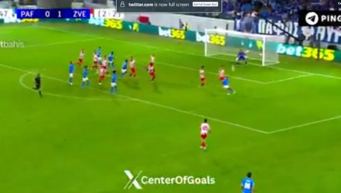 ŽAŽA ODVEO PAFOS U LIGU ŠAMPIONA! Evo kako je fudbaler kiparskog tima matirao golmana Crvene zvezde (VIDEO)