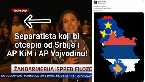 BLOKADERE U NOVOM SADU PREDVODI MILAN ČANAK - Otcepljenje Vojvodine i Kosova na dnevnom redu? (VIDEO)