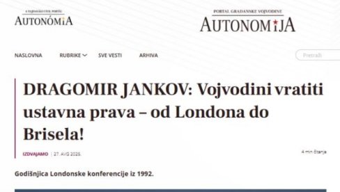ДИНКОВИ СЕПАРАТИСТИ СИНОЋ УДАРИЛИ НА ПОЛИЦИЈУ, А ДАНАС ЗАХТЕВАЈУ:  Време је за стварање Нове Војводине! (ФОТО)