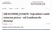 DINKOVI SEPARATISTI SINOĆ UDARILI NA POLICIJU, A DANAS ZAHTEVAJU:  Vreme je za stvaranje Nove Vojvodine! (FOTO)